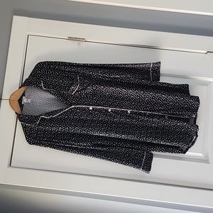 Eberjey black/white print night shirt pajamas!